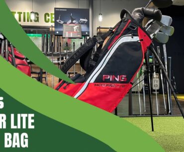 2024 PING Hoofer Lite 4-Way Golf Carry Bag Overview
