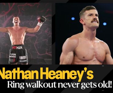 Nathan Heaney's EPIC ring walk in Birmingham to DELILAH 😍🎵 | #TheMagnificent7