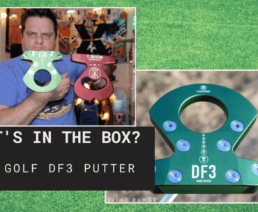 Unboxing the new "less weird" LAB Golf DF3 Putter