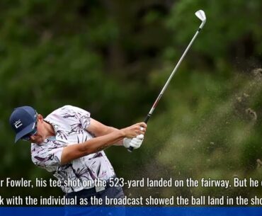 Rickie Fowler screams at fan after awkward tee shot at The Players Championship
