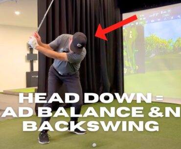 #1 BEST WAY TO KILL A GOLF SWING? KEEP YOUR HEAD DOWN!!