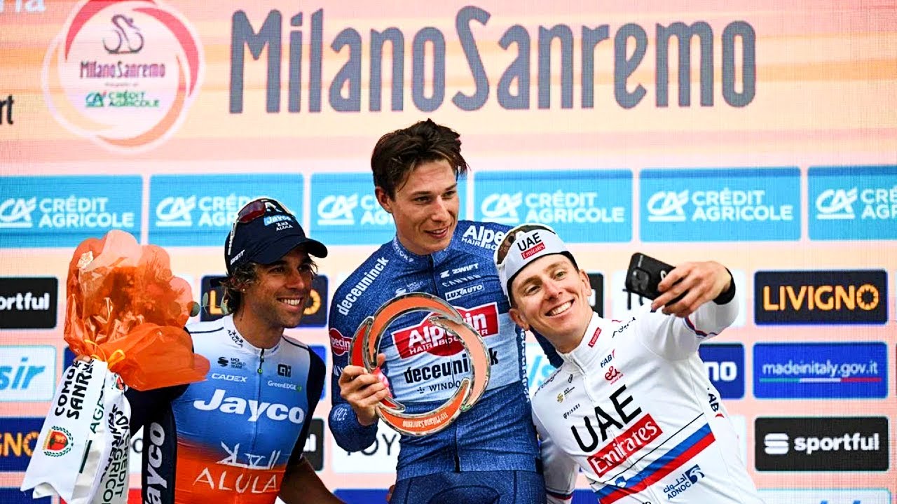 Sanremo, il fastidio di Tadej e gli amici-rivali Sanremo, il fastidio di Tadej e gli amici-rivali