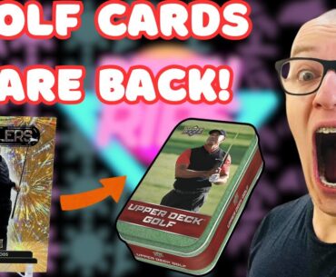 GOLF CARDS?! 2024 Upper Deck Golf Tin Review!