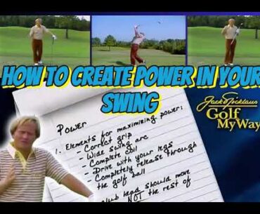 Learn Jack Nicholas's Pro Strategy for Dominating Your Golf Swing