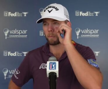 Sam Burns Thrusday Flash Interview 2024 Valspar Championship © PGA Tour