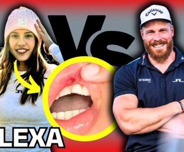 She SHATTERED her TEETH before this GOLF MATCH | Alexa Melton