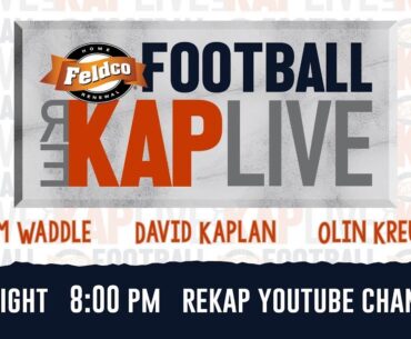 Feldco Bears REKAP 🔴 LIVE (Justin Fields Trade): David Kaplan, Tom Waddle and Olin Kreutz!