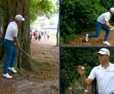 Justin Thomas avoids tree trouble TWICE at Valspar