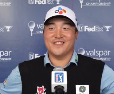KH Lee Friday Falsh Interview 2024 Valspar Championship © PGA Tour