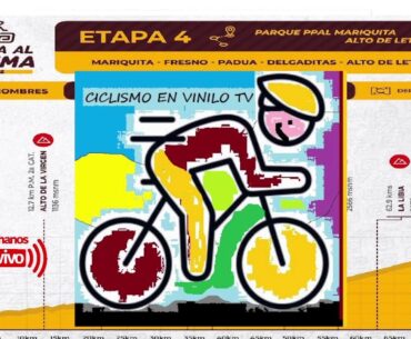 ETAPA Reina  Mariquita  altos de letras   LA FIESTA DEL CICLISMO EN EL CORAZON DE LOS ANDES TOLIMA
