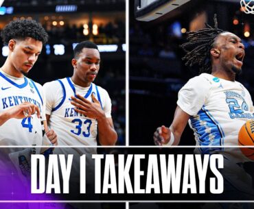 TOP TAKEAWAYS from DAY 1 of the NCAA men's tournament | March Madness | Yahoo Sports