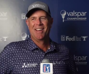 Stewart Cink Friday Flash Interview 2024 Valspar Championship © PGA Tour