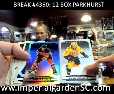 BREAK #4360  : 12 BOX 2022-23 #upperdeck PARKHURST CHAMPIONS HOBBY NHL HOCKEY BOX CASE BREAK