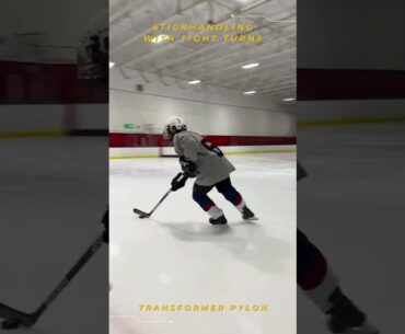 Stickhandling with tight turns #shorts
