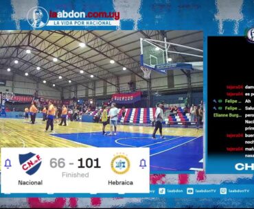 EN VIVO  BASKET | NACIONAL VS HEBRAICA