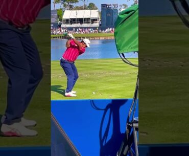 Hideki Matsuyama On The 17 At The Players