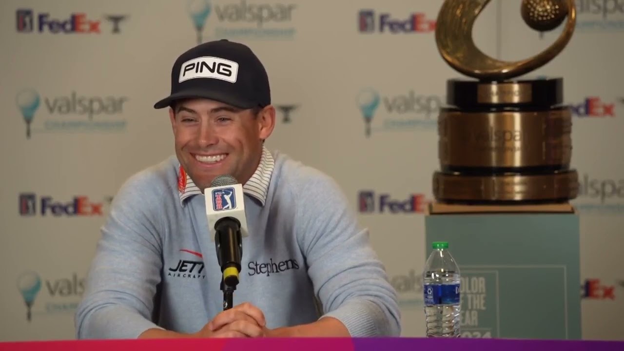 Taylor Moore Tuesday Press Conference 2024 Valspar Championship Taylor Moore Tuesday Press Conference 2024 Valspar Championship