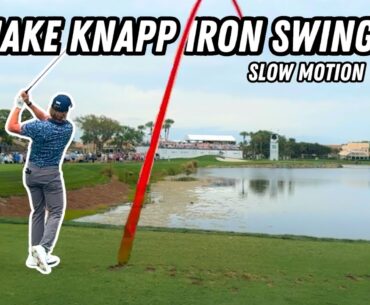 PGA Tour Winner Jake Knapp Iron Swing In Slow Motion | 2024
