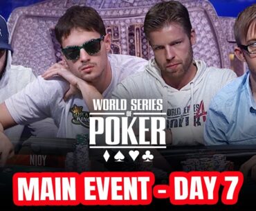 World Series of Poker Main Event 2014 - Day 7 with Jorryt van Hoof, Mark Newhouse & Martin Jacobson