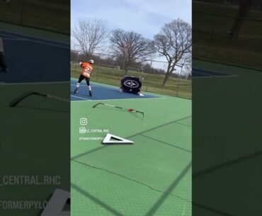 Dryland Training with Transformer Pylon #shorts