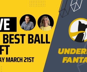 LIVE Underdog Fantasy BEST BALL The Dinger DRAFT