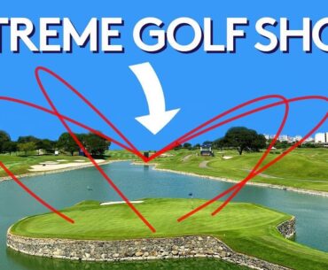 Can Pro Golfers Hit An Island Green With A 100+ Yard Slice?