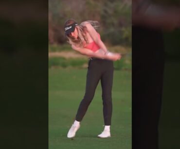 So beautiful swing grace charis lady golfer #beautiful #female #golf