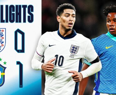England 0-1 Brazil | Endrick Scores Late Winner | Highlights