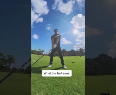POV of Rory McIlroy's swing 🤯