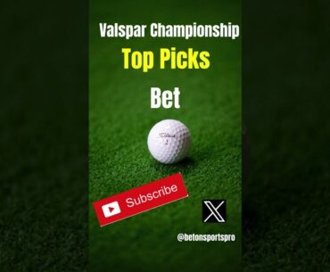 Valspar Championship Best Picks and Bets. #betongolf #betonsportspro #golfbetting