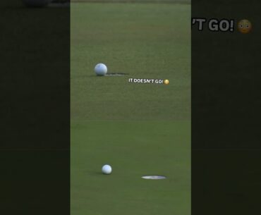 You'll have to see Wyndham Clark's tournament-ending lip-out to believe it 🤯😣