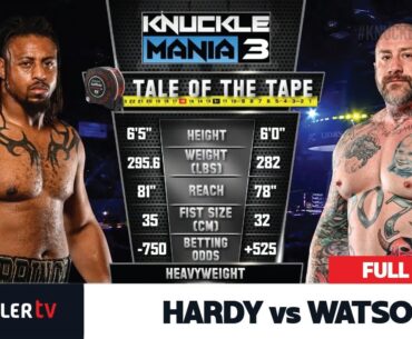 The Bigger They Are The Harder They Fall BKFC Hardy vs Watson