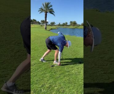 Golf rules | free drop for obstruction in golf