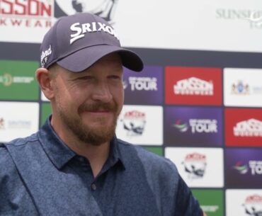Jacques Kruyswijk Thursday Day 1 Flash Interview 2024 Jonsson Workwear Open © DP World Tour