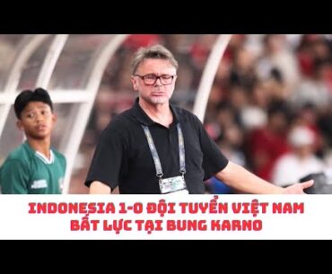 Indonesia 1-0 đội tuyển Việt Nam: HLV Troussier thua bài cũ