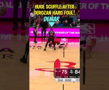 DeMar ELBOWED Brooks in THE FACE before a SCUFFLE broke out!👀