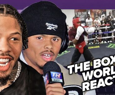 Fighters REACT to Gervonta Davis vs Devin Haney SPARRING LEAKED by Ryan Garcia!