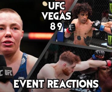 UFC Vegas 89: Namajunas vs Ribas | Thug Rose is Back | Talbott is a PROBLEM | Event Reactions