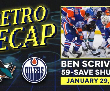 2014: Scrivens stymies Sharks with a 59-save SHUTOUT! | Retro Recap