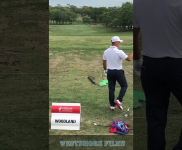 Gary Woodland golf swing on the driving range Valspar Championship #short #golf #pga