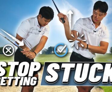 STOP GETTING STUCK IN YOUR DOWNSWING