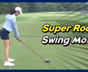 Super Rookie Rose zhang Perfect Swing Motion & Slow-motion,スーパールーキー実力者ローズジャンスムーズなスイングモーション＆スローモーション