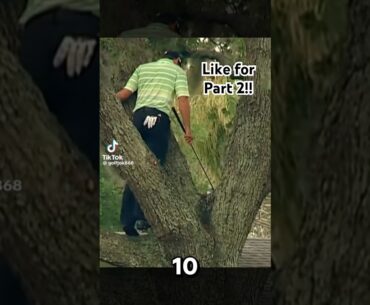 TOP 10 RECOVERY SHOTS OF ALL TIME IN GOLF