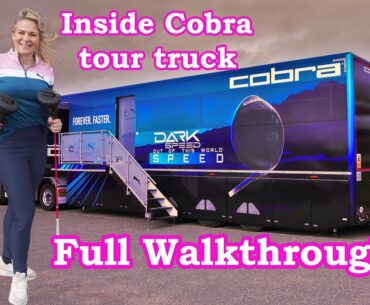Join me as I visiting Cobra's NEW tour truck, and they build my new darkspeed drivers