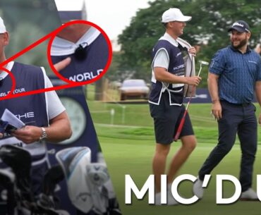 Mic'd Up with a Pro Golf Tournament LEADER | 2024 Porsche Singapore Classic