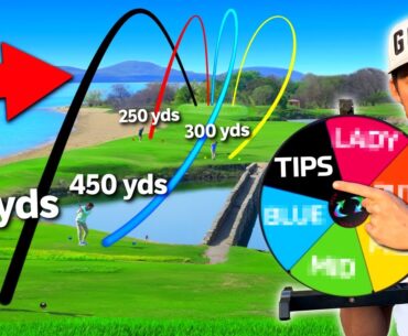 Playing Golf but Tee Boxes are the Handicap