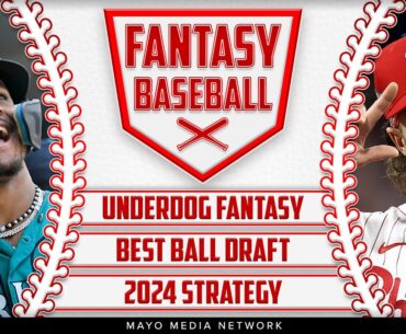 Underdog Fantasy Best Ball Live Draft + Strategy | 2024 Fantasy Baseball