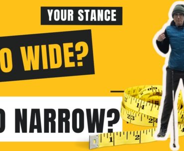 Is your golf stance too wide or too narrow?