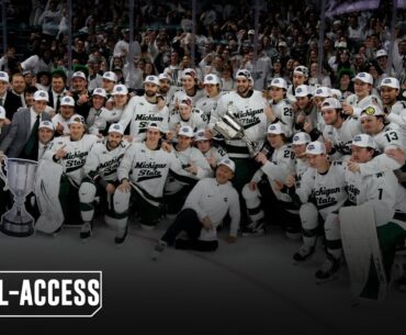 Michigan State Hockey Wins the Big Ten Tournament | Spartans All-Access