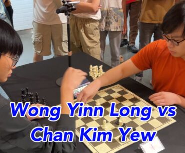 WILD ENDGAME! | FM WONG YINN LONG (2265) VS FM CHAN KIM YEW (2235) | BOARD 1 | ROUND 4 | OPEN | 2024